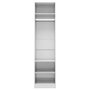 Voir la diapositive 5 : VIDAXL Garde-robe Blanc brillant 50x50x200 cm Bois d'ingenierie