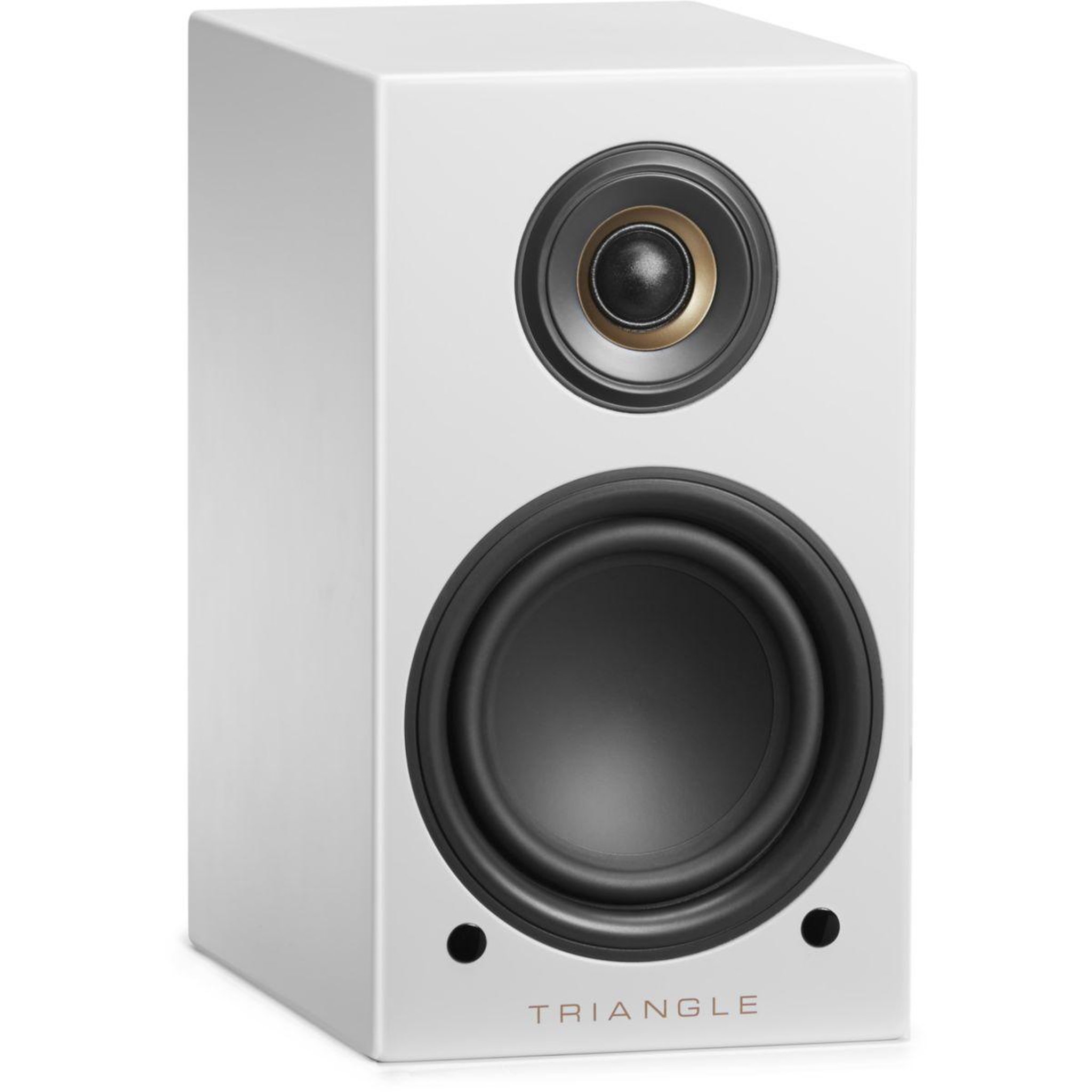 Voir la diapositive 2 : Triangle Enceinte bibliothèque active ln01a elara blanc mat x2