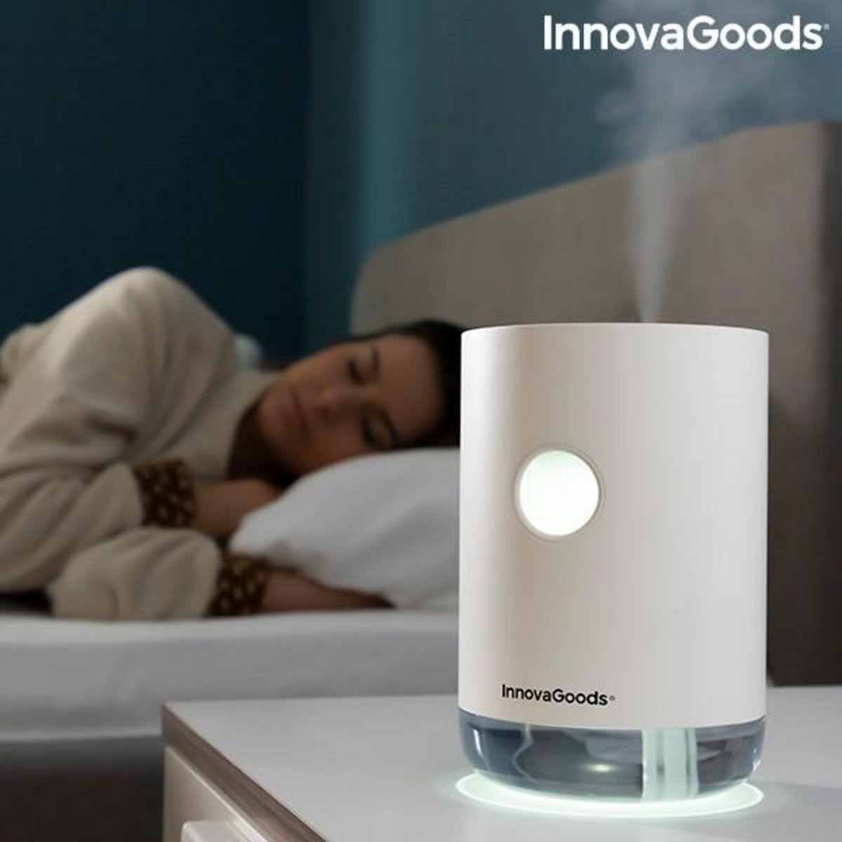 INNOVAGOODS Humidificateur à Ultra-Sons Rechargeable Vaupure InnovaGoods