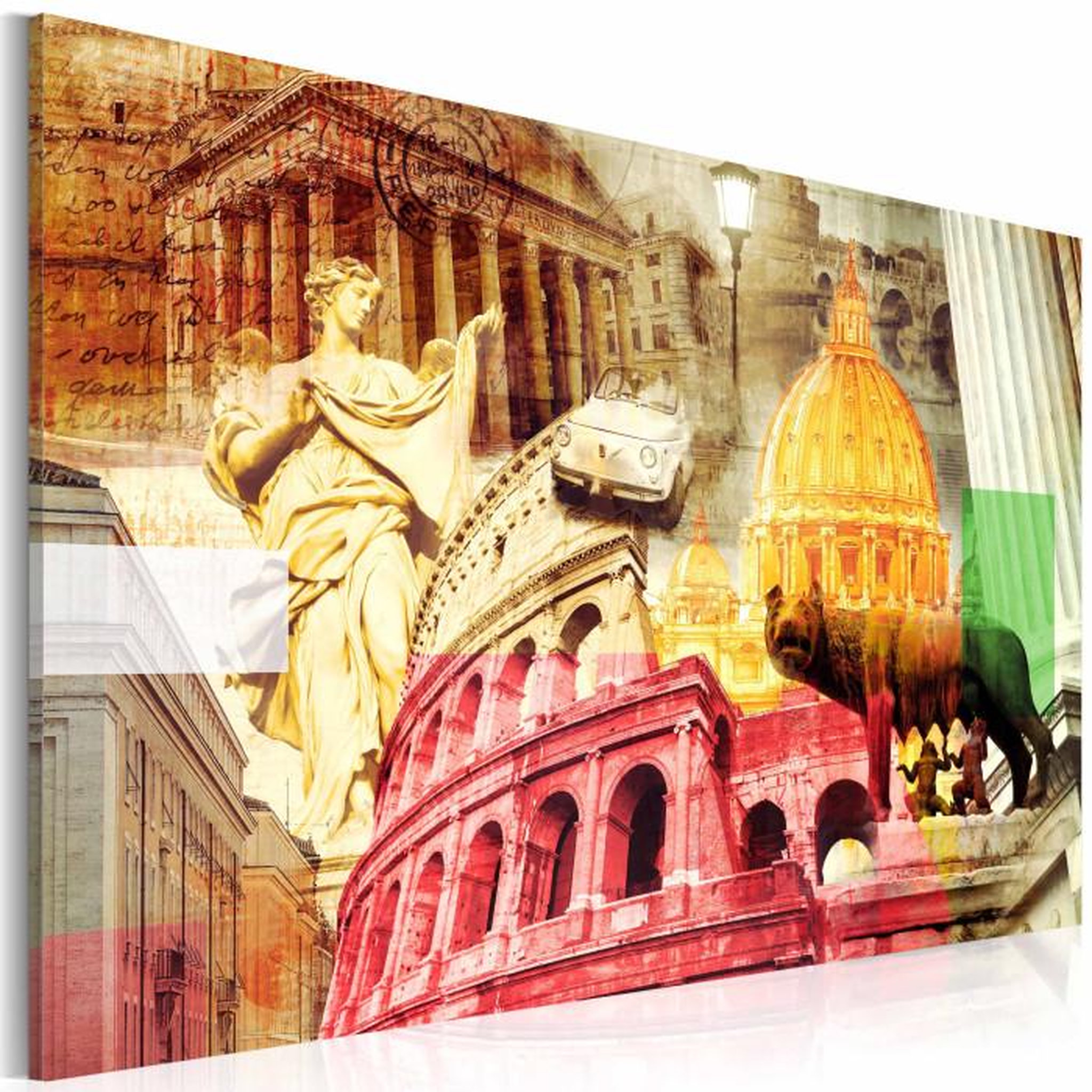 Paris Prix Tableau Imprimé  Rome Charmant. Coloris disponibles : Multicolore