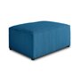 Voir la diapositive 4 : BEST MOBILIER Topaze - pouf - en velours côtelé