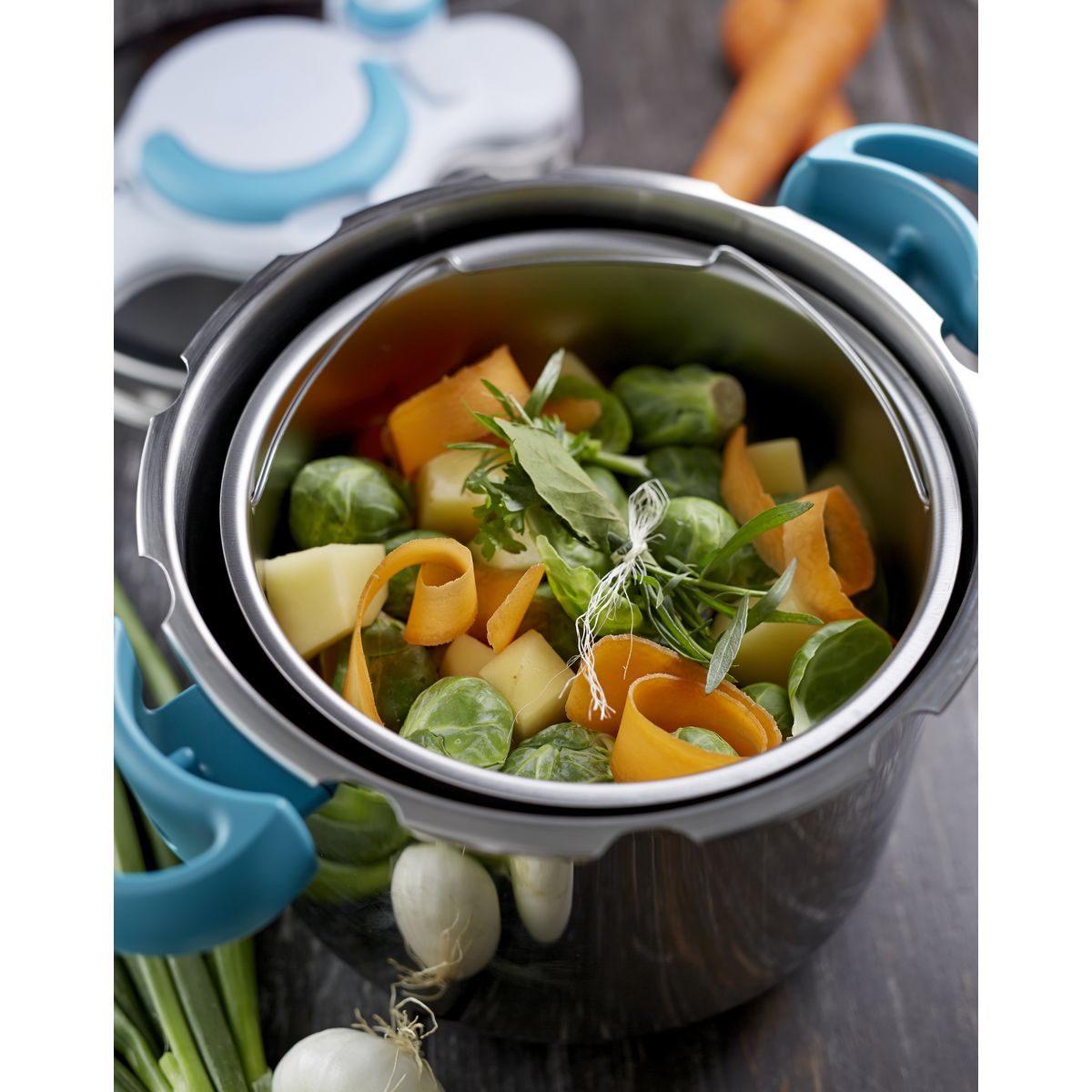 SEB Cocotte-minute CLIPSO MINUT 6 L - Bleu