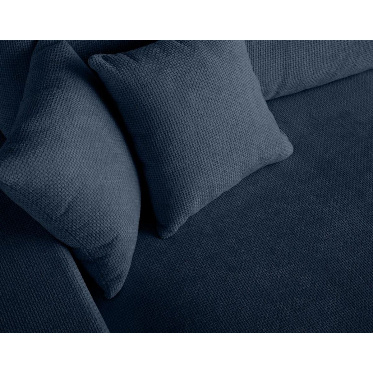 LISA DESIGN Pivoine - canapé d'angle réversible - 4 places - convertible avec coffre - en velours texturé