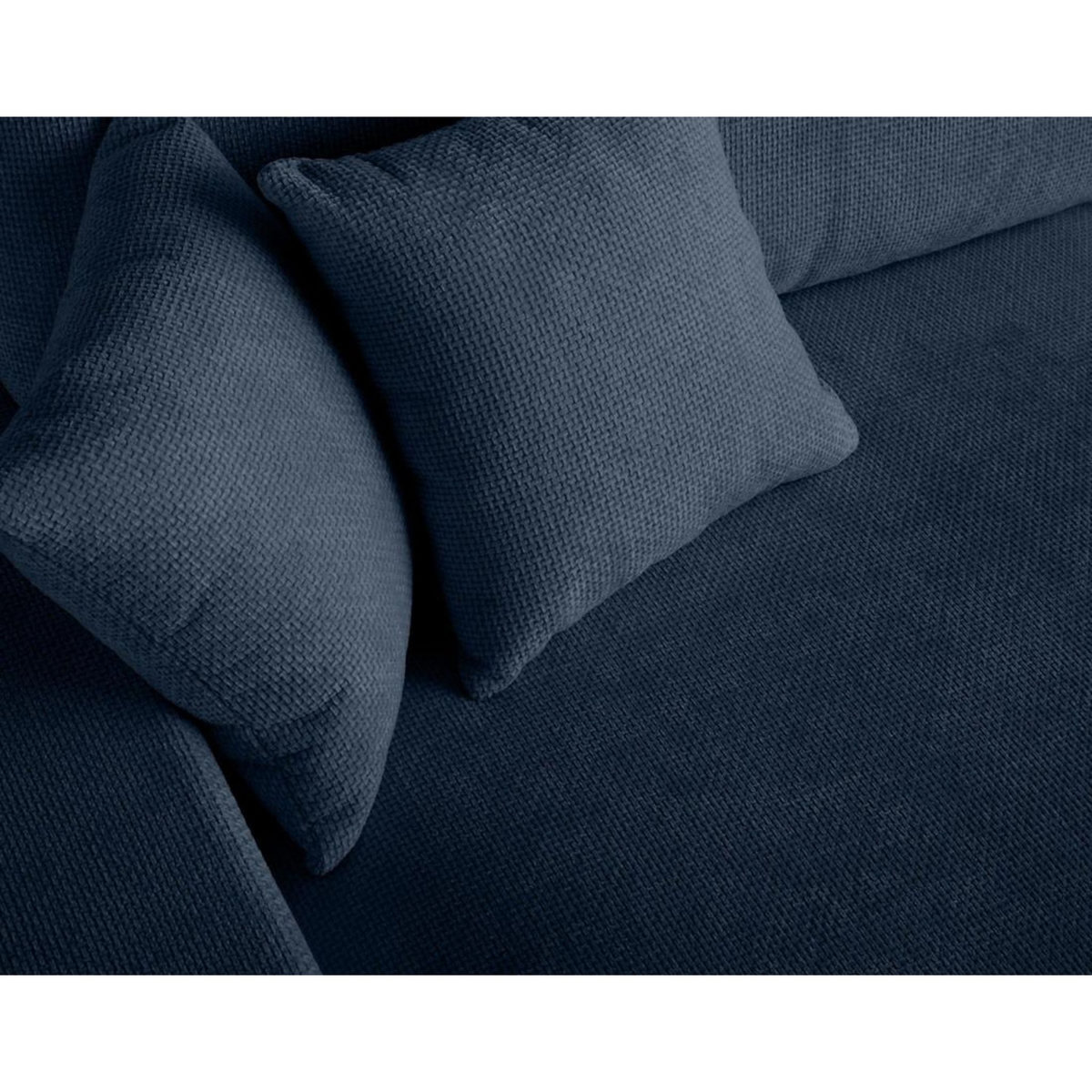 LISA DESIGN Pivoine - canapé d'angle réversible - 4 places - convertible avec coffre - en velours texturé