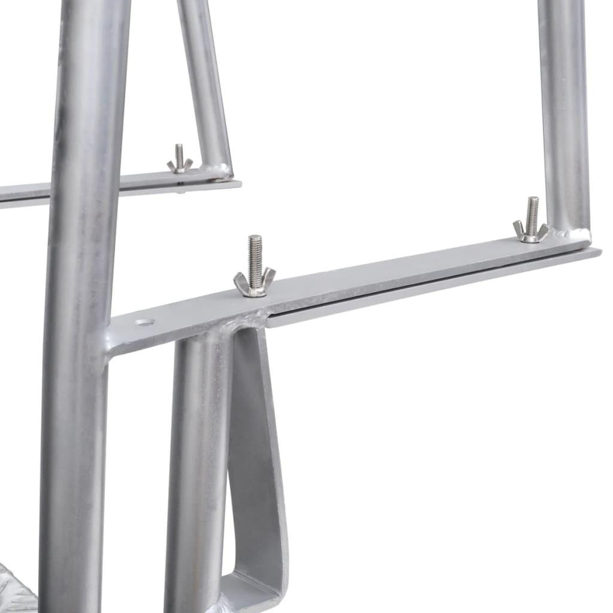 Voir la diapositive 5 : VIDAXL Echelle de piscine/quai a 4 marches Aluminium 167 cm