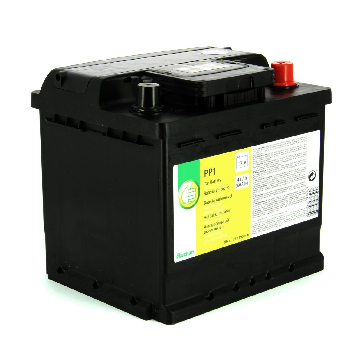 POUCE Batterie pour voiture 360A 44AH