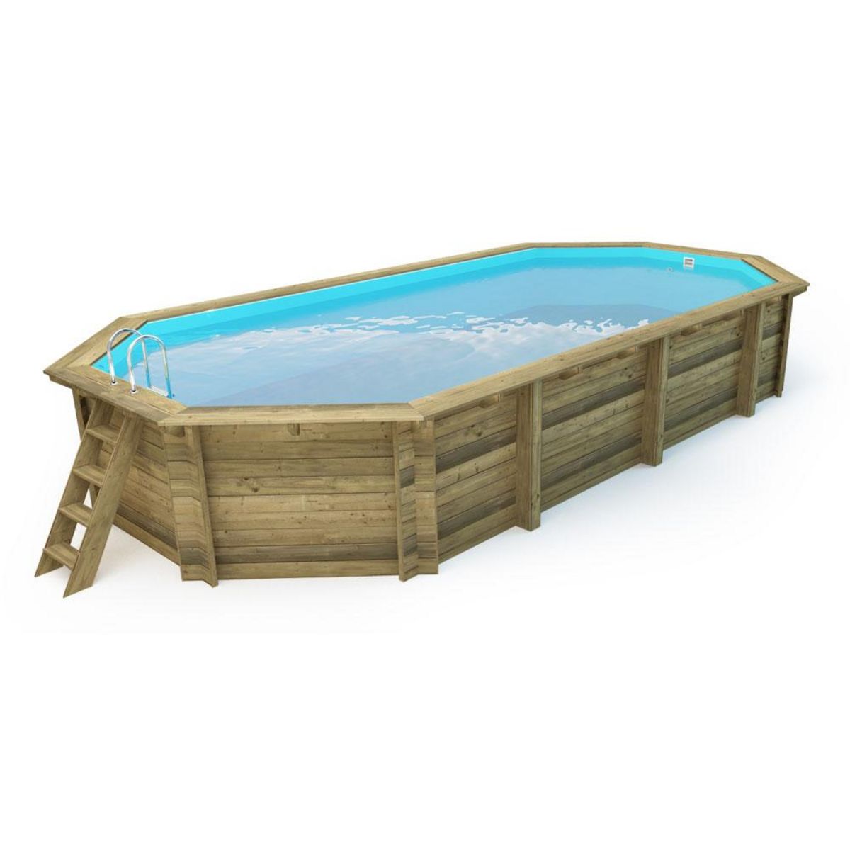 Habitat et Jardin Piscine bois   Ibiza 130  - 8.57 x 4.57 x 1.31 m