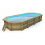 Voir la diapositive 2 : Habitat et Jardin Piscine bois   Ibiza 130  - 8.57 x 4.57 x 1.31 m