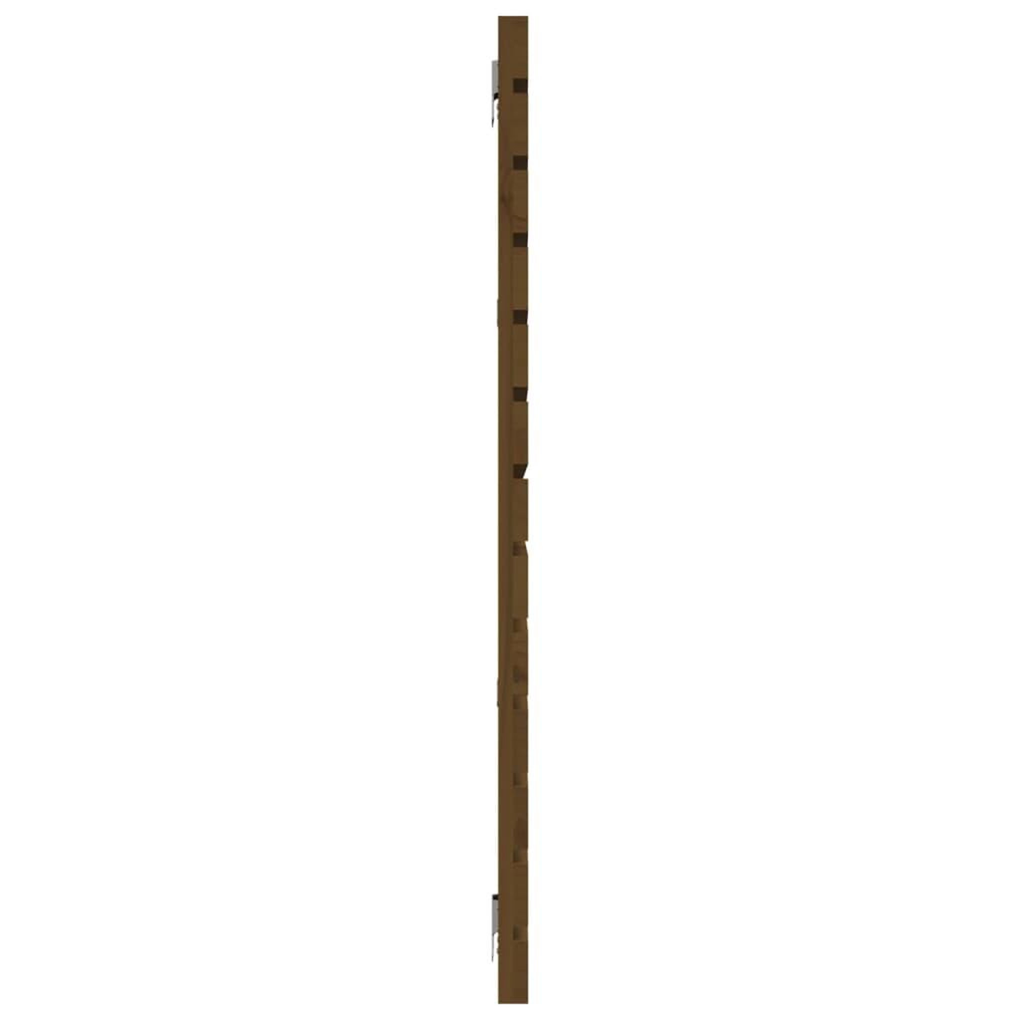 Voir la diapositive 5 : VIDAXL Tete de lit murale Marron miel 156x3x91,5 cm Bois massif de pin