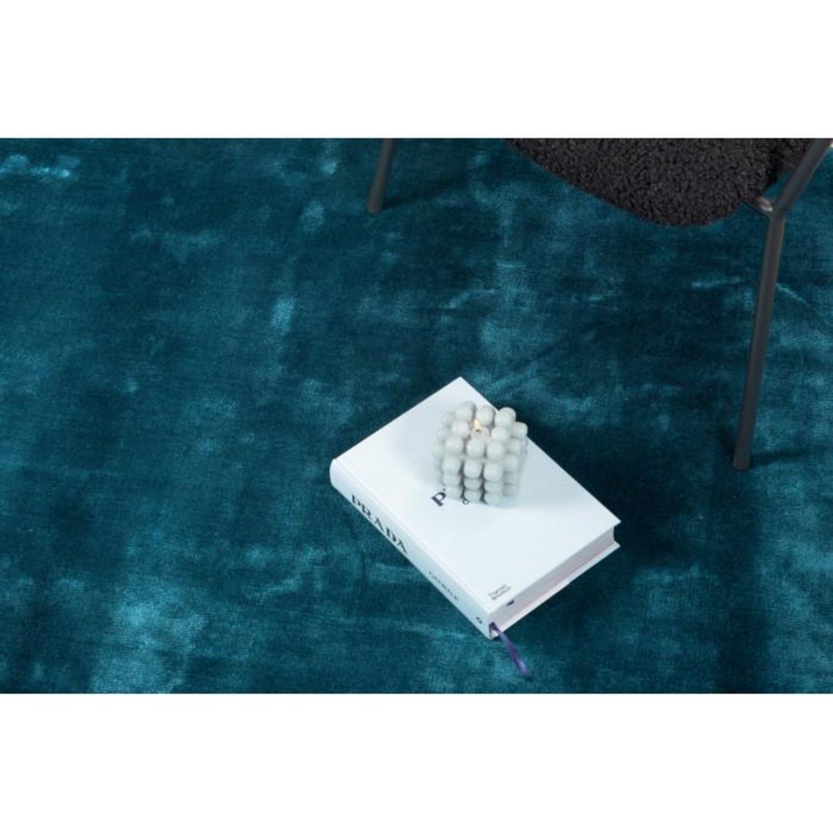 Paris Prix Tapis Déco Rond  Indra  200cm Turquoise