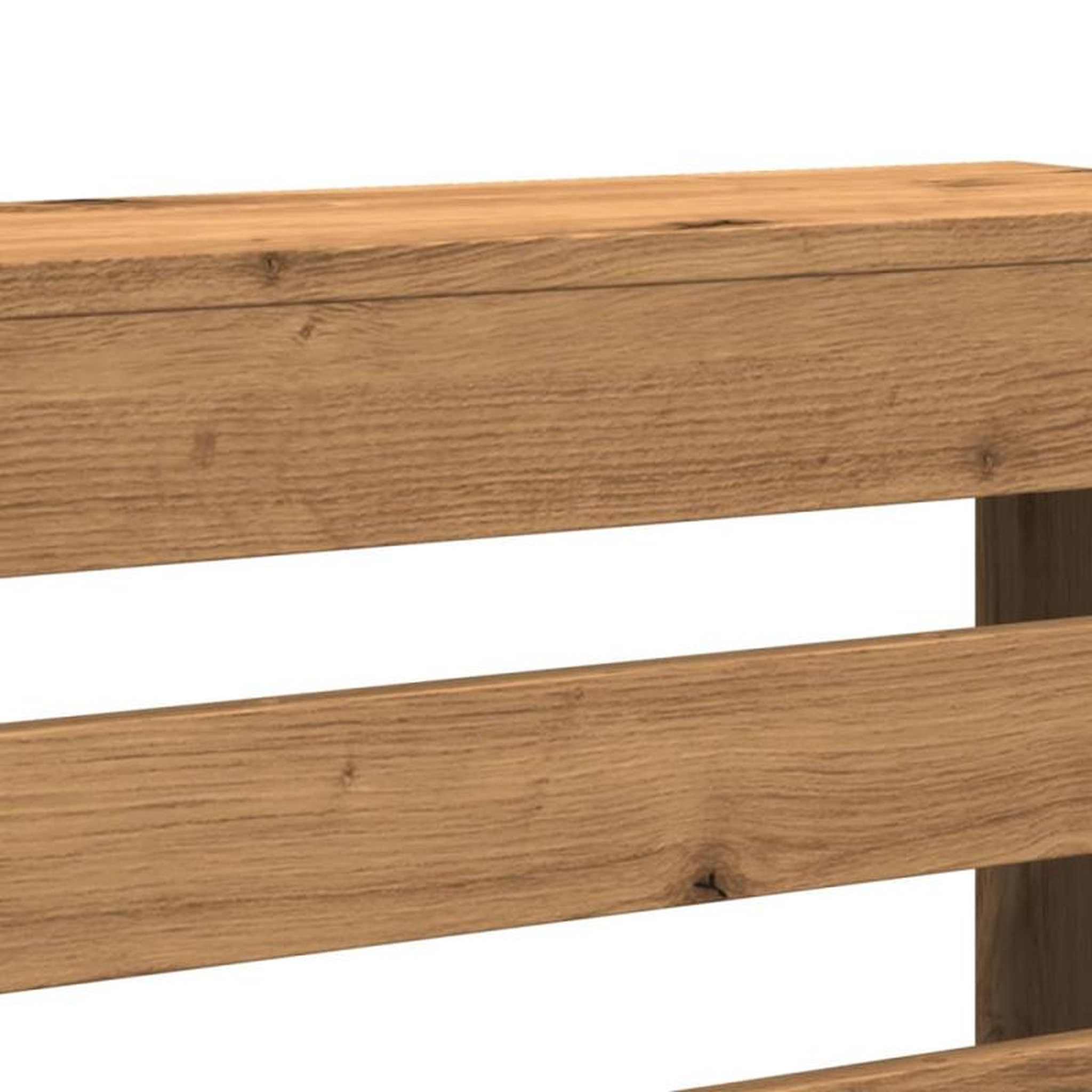 Voir la diapositive 6 : VIDAXL Cache radiateur chêne artisanal 175x20x82 cm bois d ingénierie