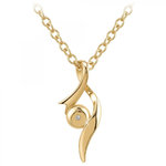 SC BOHEME Collier SC Bohème orné d'un véritable diamant blanc