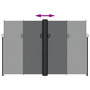 Voir la diapositive 5 : VIDAXL Auvent lateral retractable noir 220x1000 cm