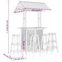 Voir la diapositive 6 : VIDAXL Ensemble de bar de jardin 5 pcs Bois d'acacia solide