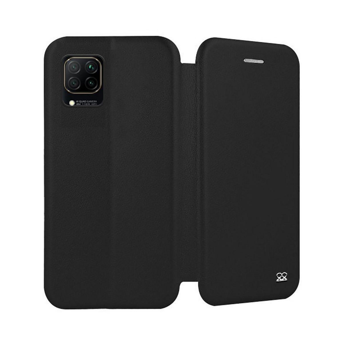 IBROZ Etui Huawei P40 Lite Cuir noir