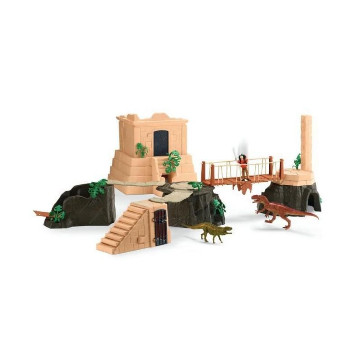 Schleich Grande Conquete du temple perdu, Playset figurines, SCHLEICH 42656 Dinosaurs, Des 4 ans
