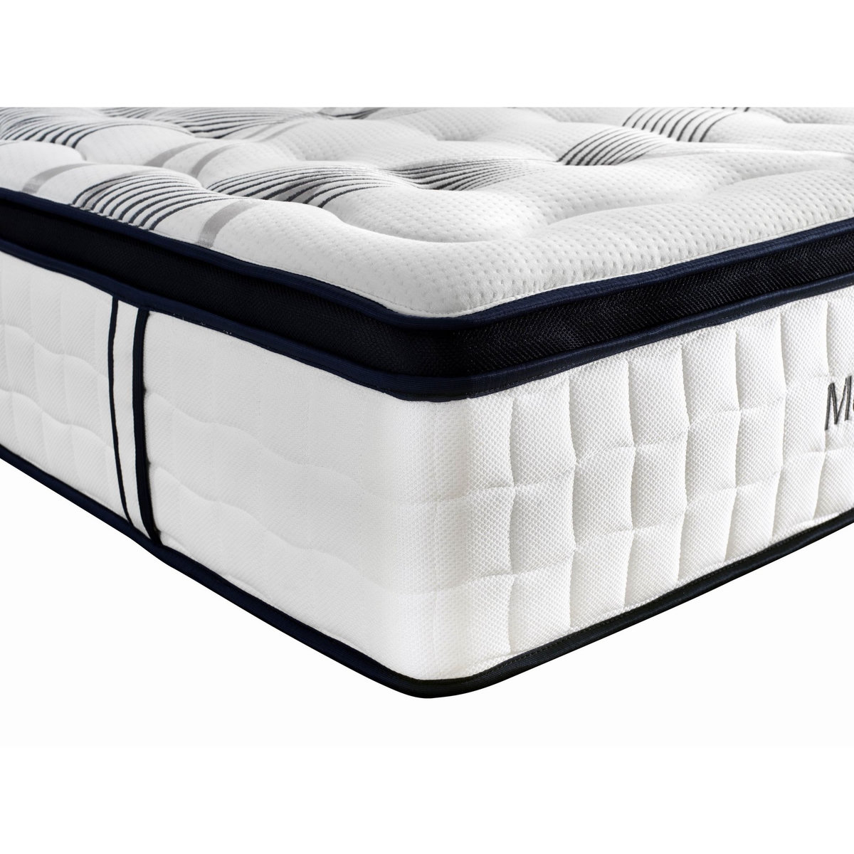 MemoryPur Matelas 33 cm ressorts ensachés + latex + mémoire de forme 140x190 cm DIAMANT