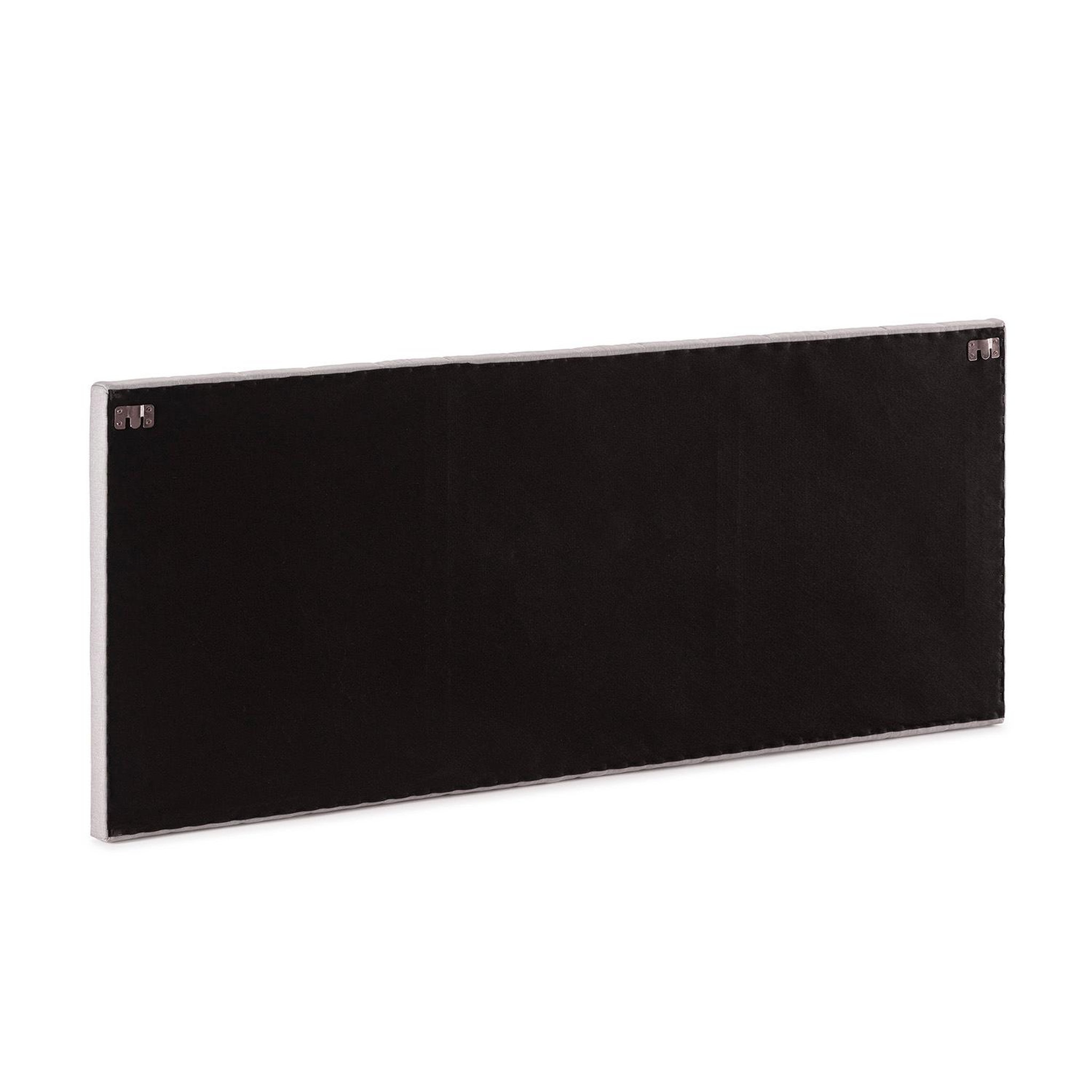 Voir la diapositive 4 : VS VENTA-STOCK Tête de lit tapissée Eris 150x60 cm Gris clair