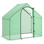 OUTSUNNY Serre de jardin balcon terrasse serre pour tomates 1,8L x 1l x 1,68H m acier PE imperméable transparent vert