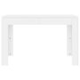 Voir la diapositive 4 : VIDAXL Table de salle a manger Blanc 120x60x76 cm Bois d'ingenierie