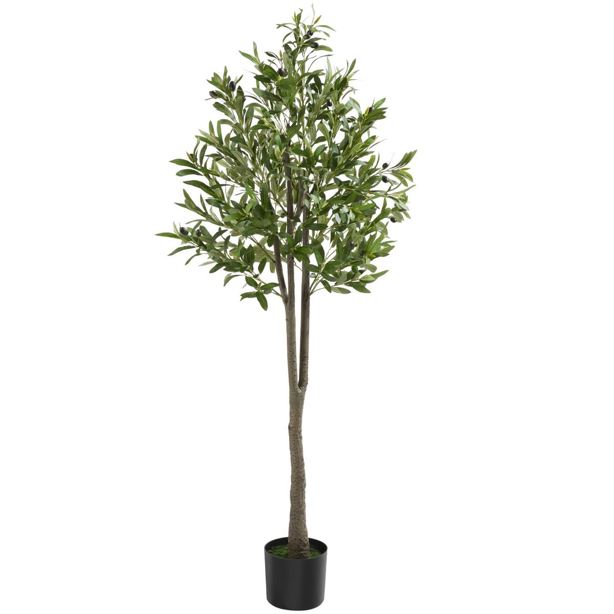 tectake Olivier artificiel design très réaliste vert