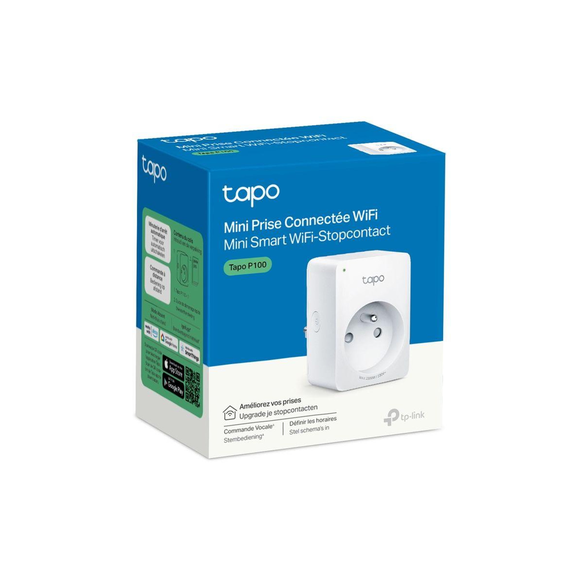 Voir la diapositive 2 : TP-LINK Prise connectée Tapo P100 Wifi