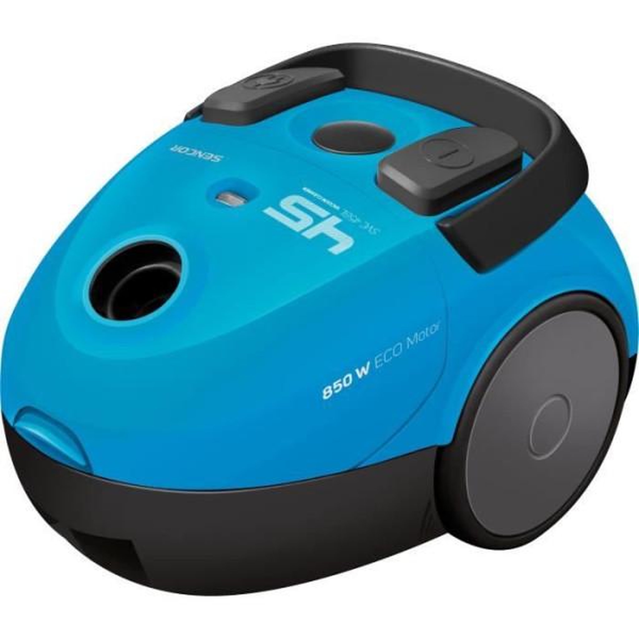 Voir la diapositive 2 : MARKET24 Aspirateur Robot  traîneau avec sac - SENCOR - SVC 45BL-EUE3 - Moteur ECO 850 W - 79 dBA - 1,5 L - Bleu