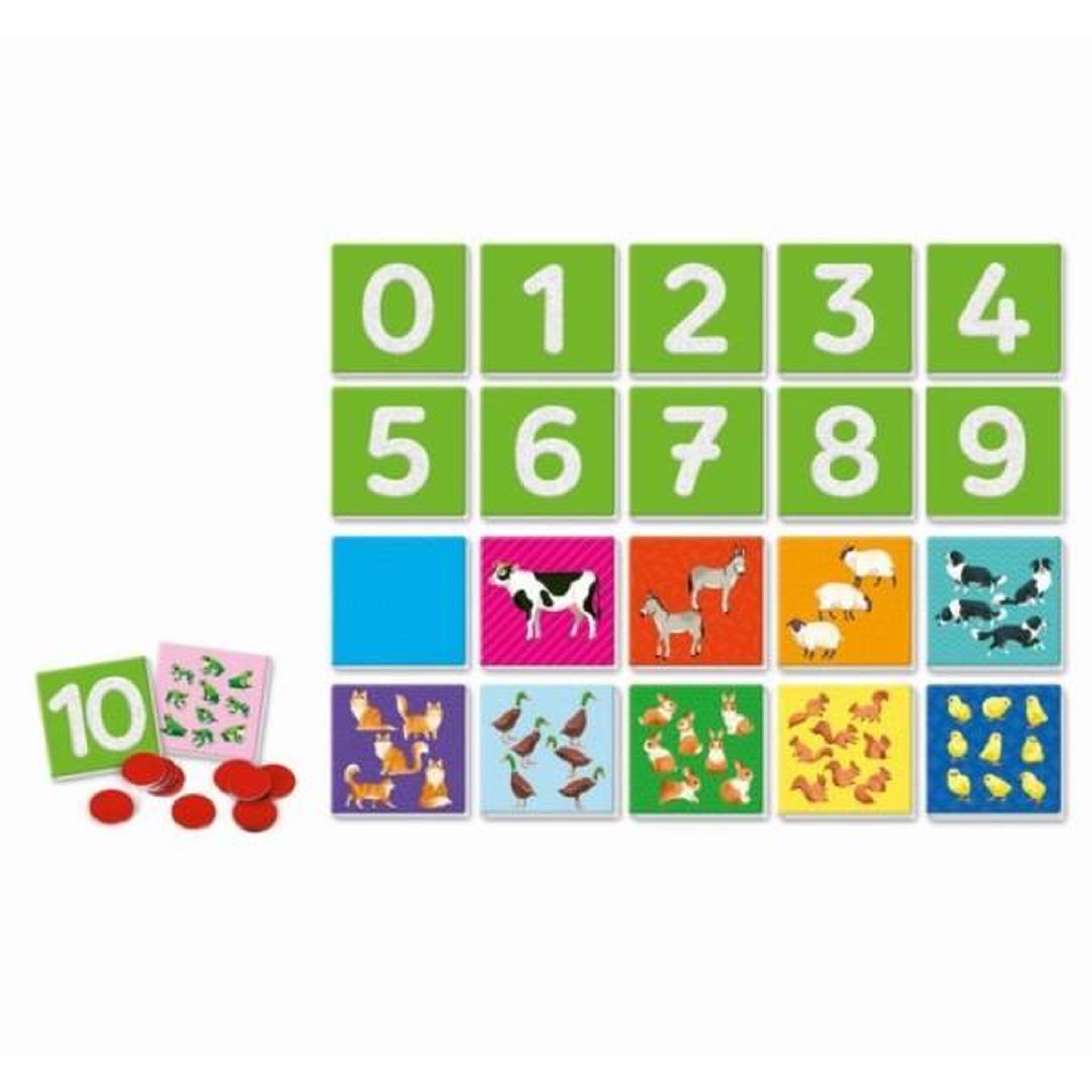 Voir la diapositive 3 : CLEMENTONI Montessori - Clementoni - Les chiffres tactiles - Jeu éducatif apprentissage des chiffres - 10 cartes chiffres rugueux - Dés 3