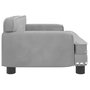 Voir la diapositive 4 : VIDAXL Canape pour enfants gris clair 70x45x30 cm velours