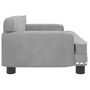 Voir la diapositive 4 : VIDAXL Canape pour enfants gris clair 70x45x30 cm velours