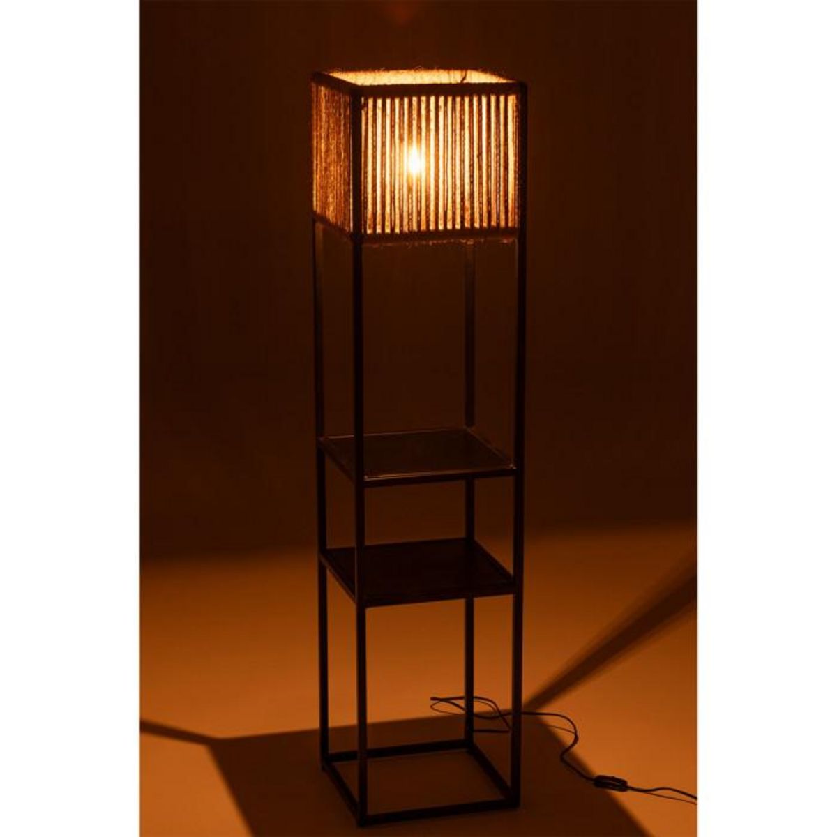 Paris Prix Lampadaire en Métal  Ned  133cm Noir