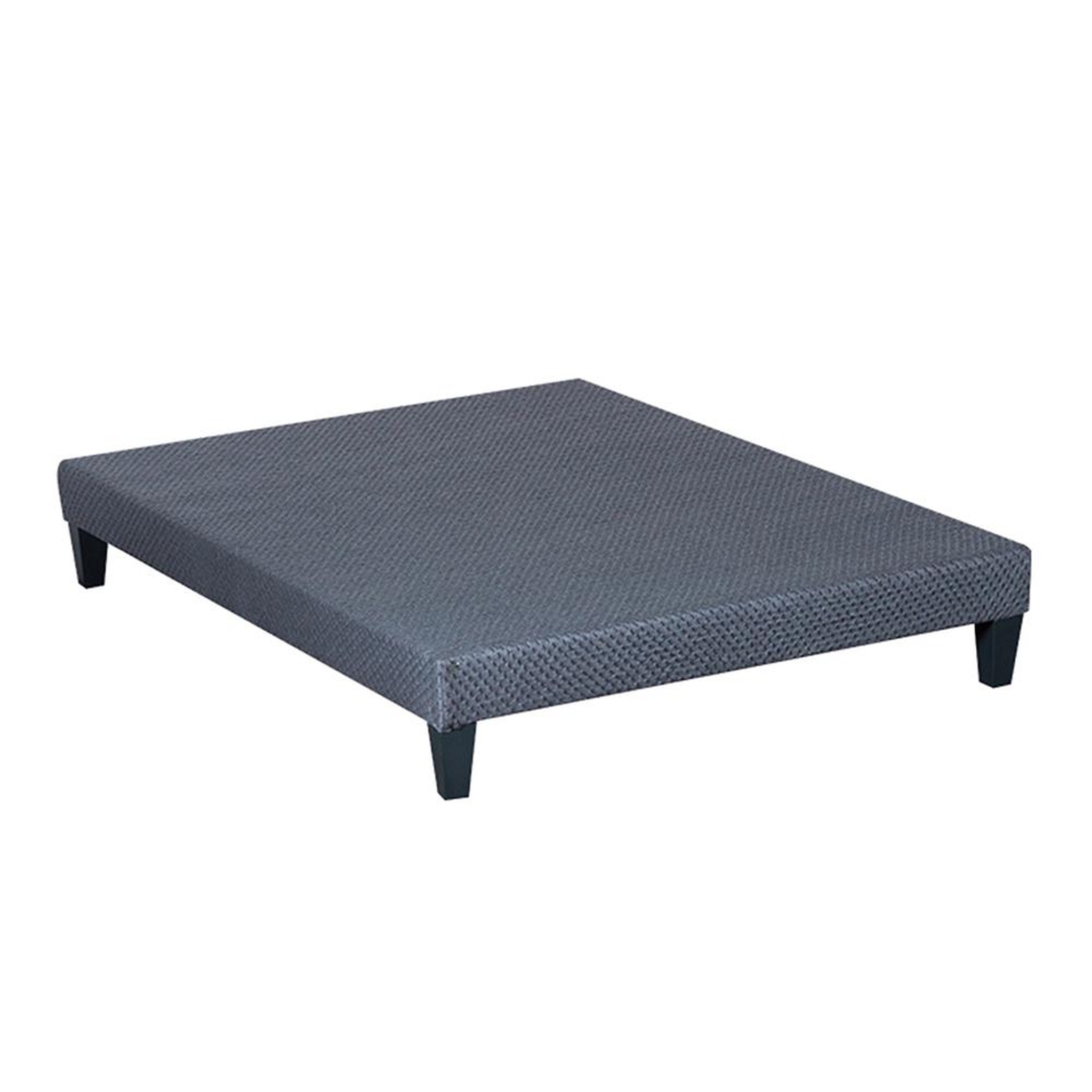 OLYMPE LITERIE Olympe literie | sommier en bois tapissier kit | coloris gris ciment | livré en kit. Coloris disponibles : Gris
