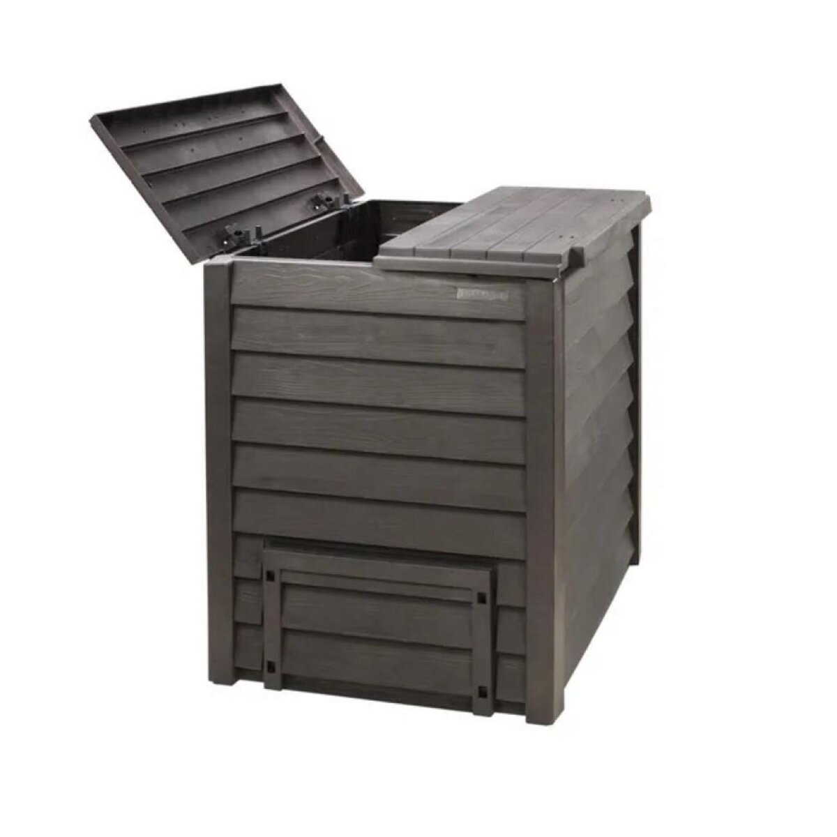 Garantia Composteur d'extérieur gris en Polypropylène 600L