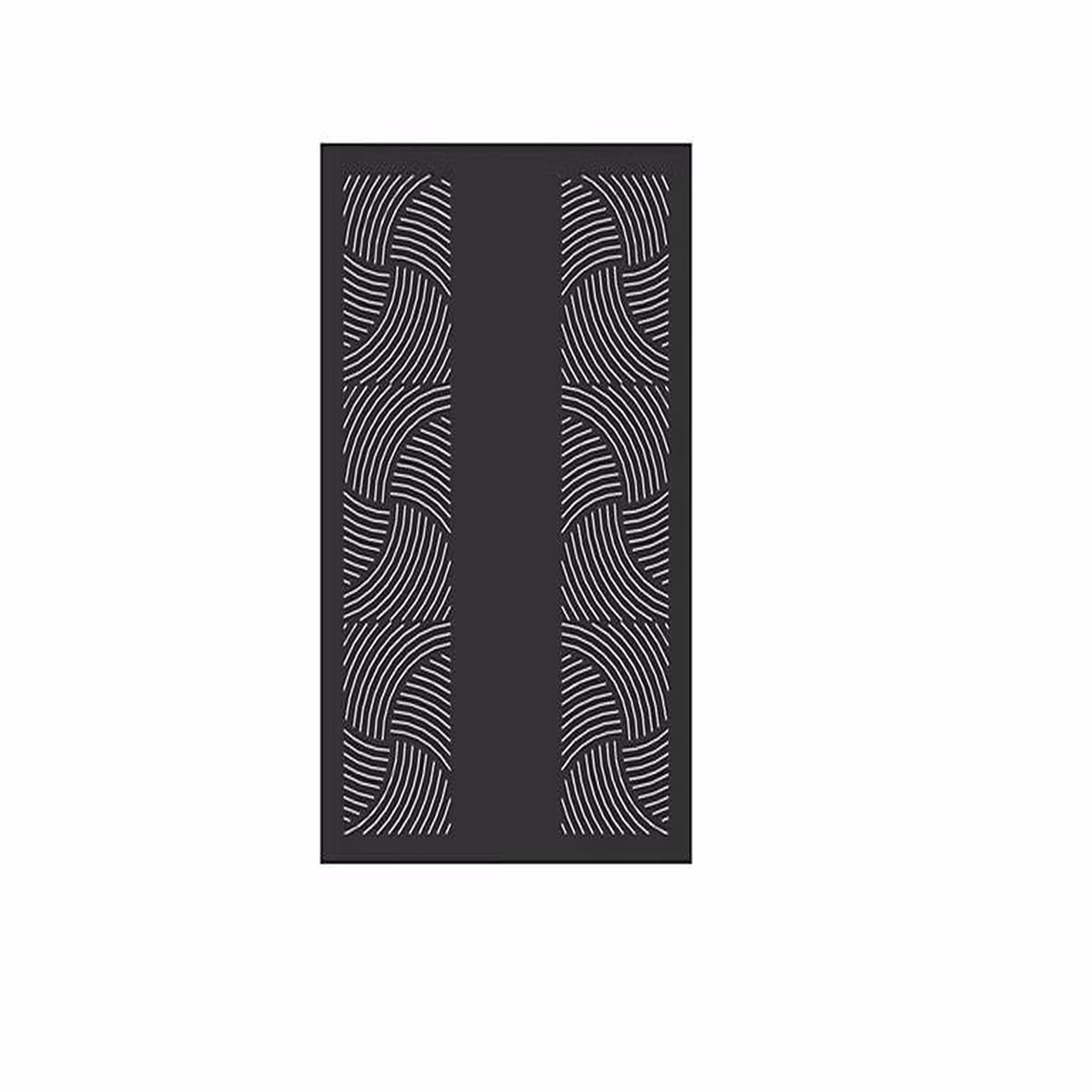 Le marquier Plaque murale - Essentiel noire - L.80xH.120 cm - Origine France