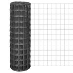 VIDAXL Cloture Euro Acier 25 x 1,2 m Gris
