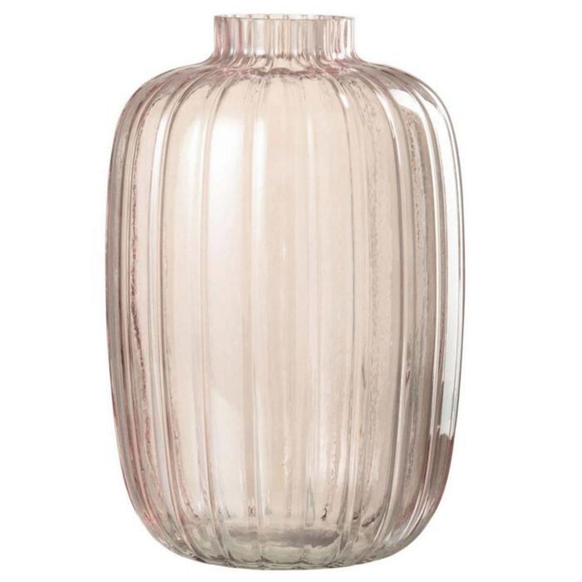 Paris Prix Vase Design en Verre  Lignes  30cm Rose