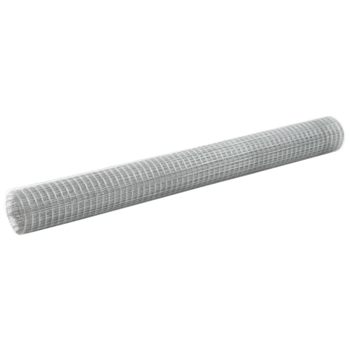 VIDAXL Grillage pour voliere acier galvanise 10x1,5 m argente