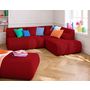 Voir la diapositive 2 : LISA DESIGN Onyx - pouf d'appoint - en tissu mailles 3d
