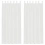 Voir la diapositive 2 : VIDAXL Rideaux en voile avec passe-tringles 2 pcs blanc