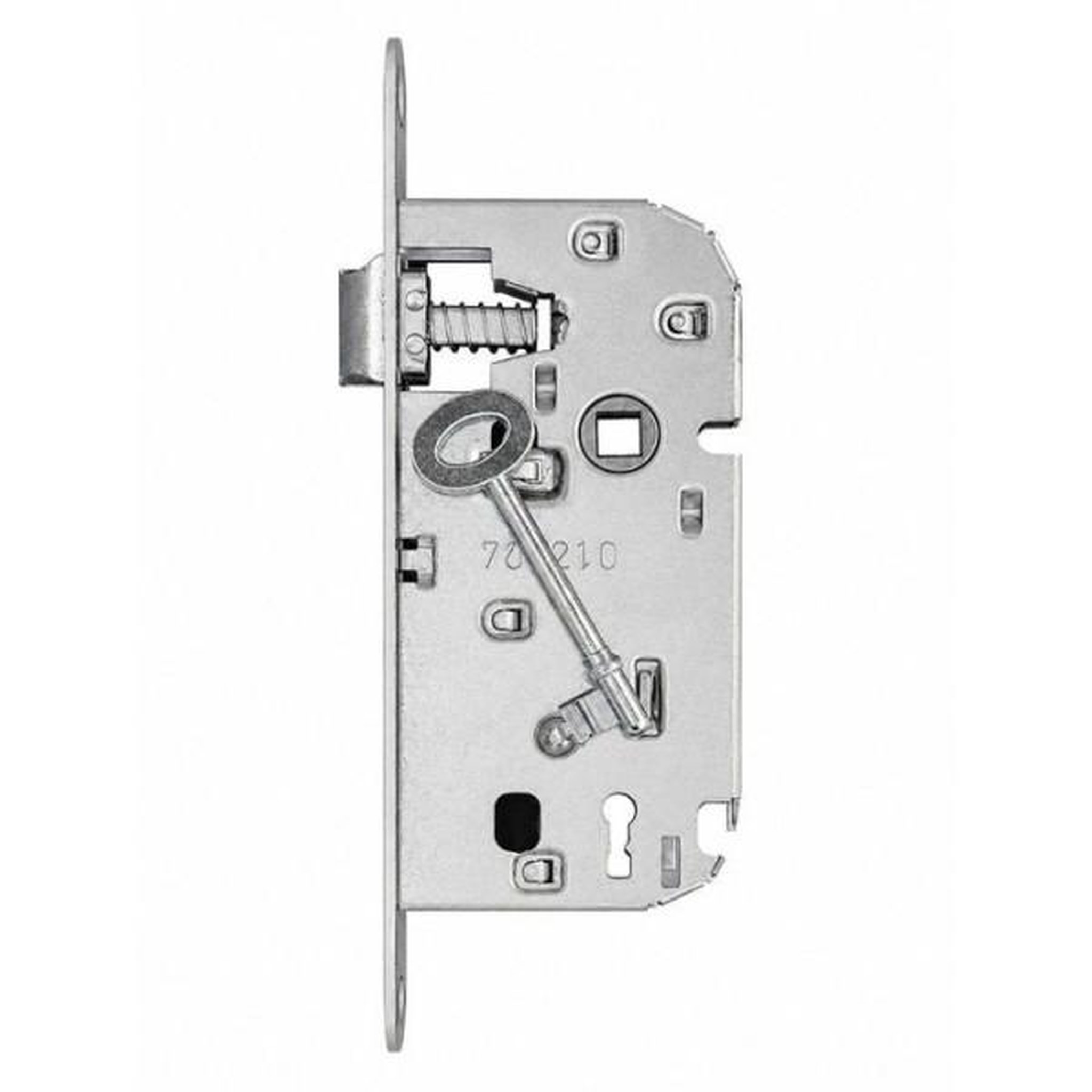 Voir la diapositive 3 : ABUS Serrure a encastrer - ABUS - SE 50 CLEL W/G - Pene dormant - Réversible - Axe 50 mm