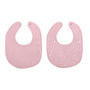 Voir la diapositive 1 : Paris Prix Lot de 2 Bavoirs Bébé  Absorbant  27cm Rose