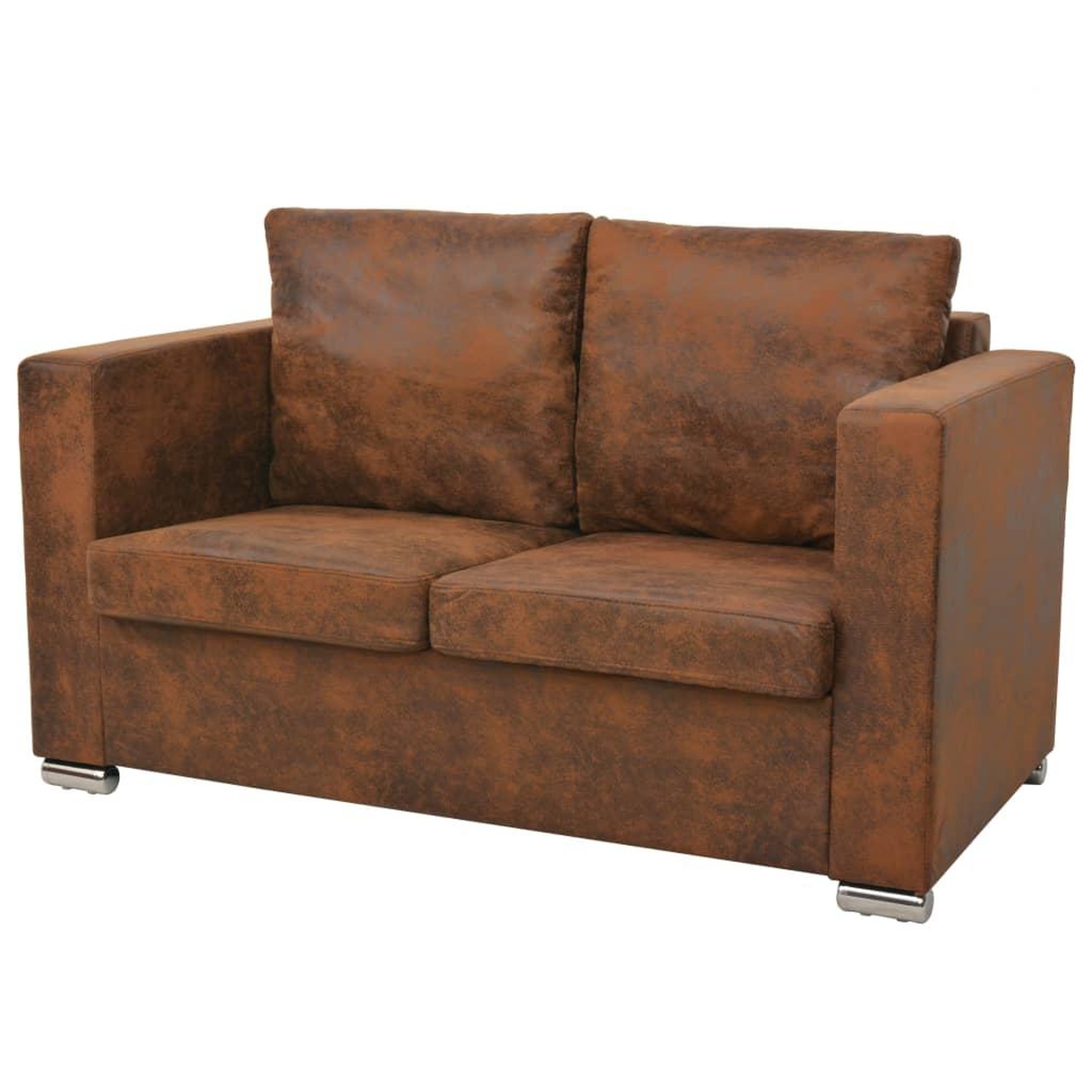 Voir la diapositive 1 : VIDAXL Canape a 2 places 137x73x82 cm Cuir daim artificiel