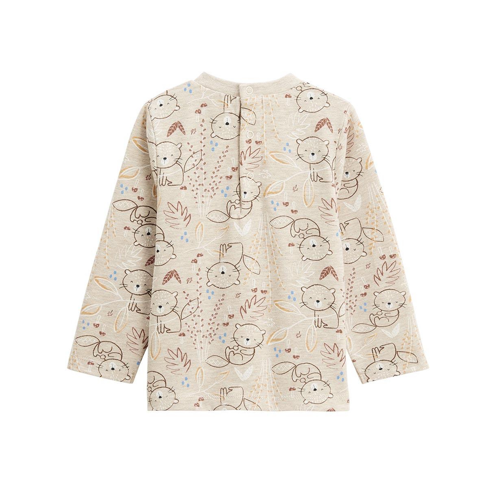 Voir la diapositive 5 : Petit Béguin Ensemble salopette bébé en sherpa et t-shirt Cracotte
