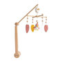 Voir la diapositive 1 : DOMIVA DOMIVA Mobile musical Happy - Arche bois de hetre - Blanc/Corail/Jaune - 40 cm
