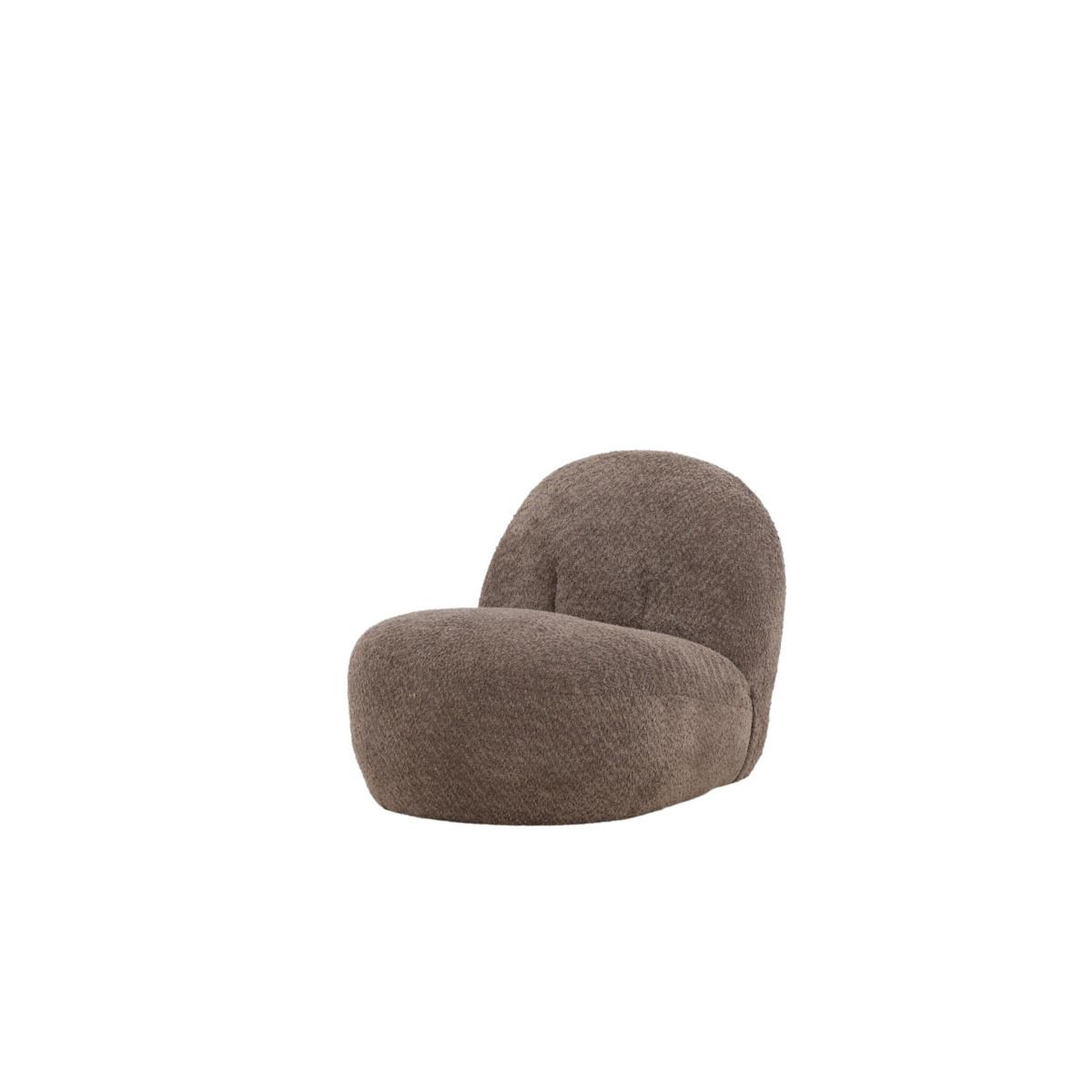 Voir la diapositive 5 : Paris Prix Fauteuil design bouclette  ohama  87cm marron
