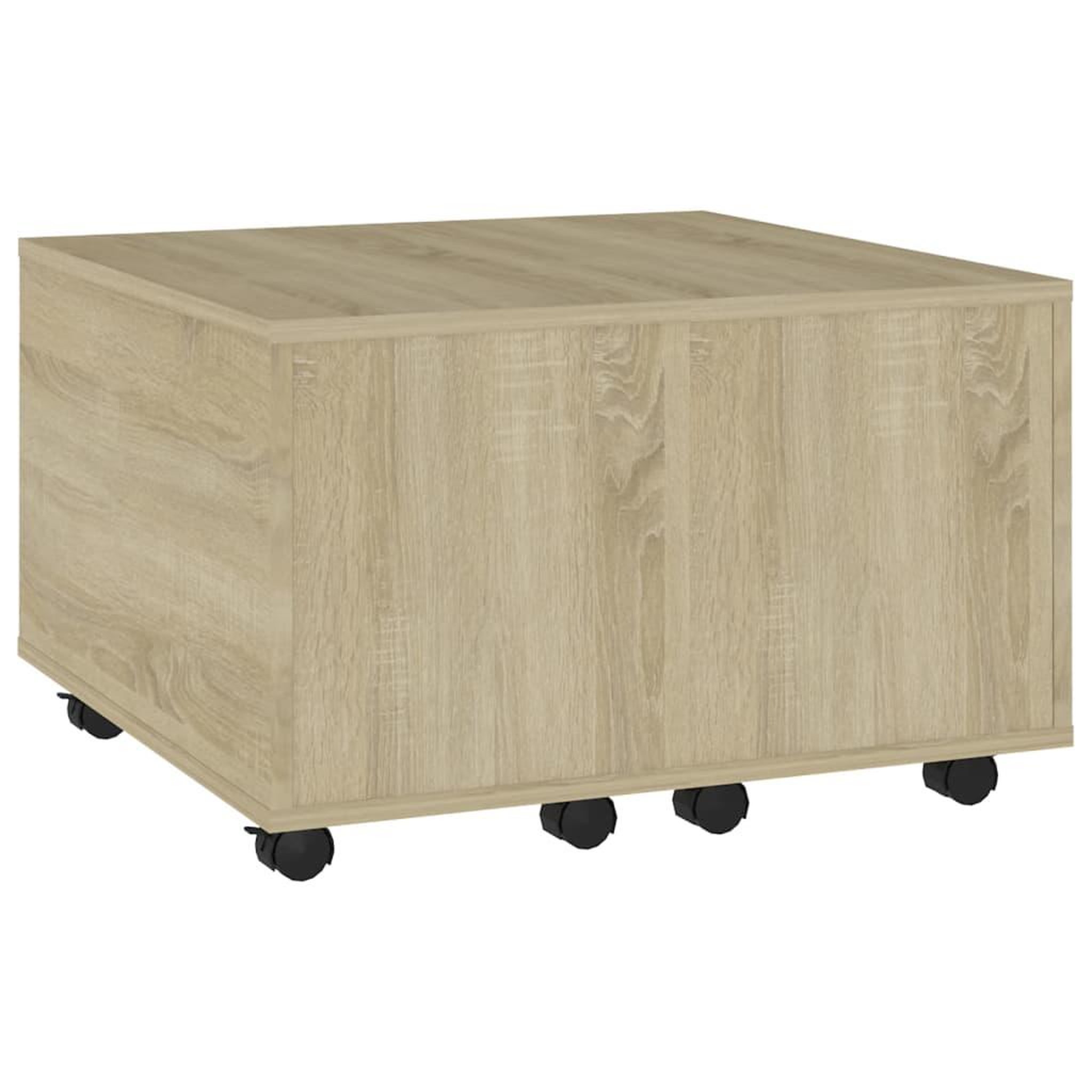 Voir la diapositive 3 : VIDAXL Table basse chene sonoma 60x60x38 cm bois d'ingenierie