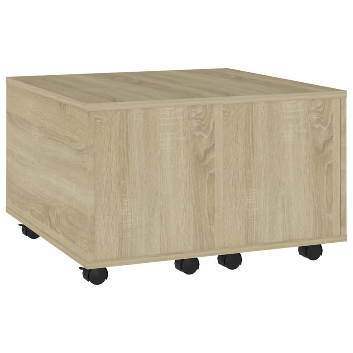 VIDAXL Table basse chene sonoma 60x60x38 cm bois d'ingenierie
