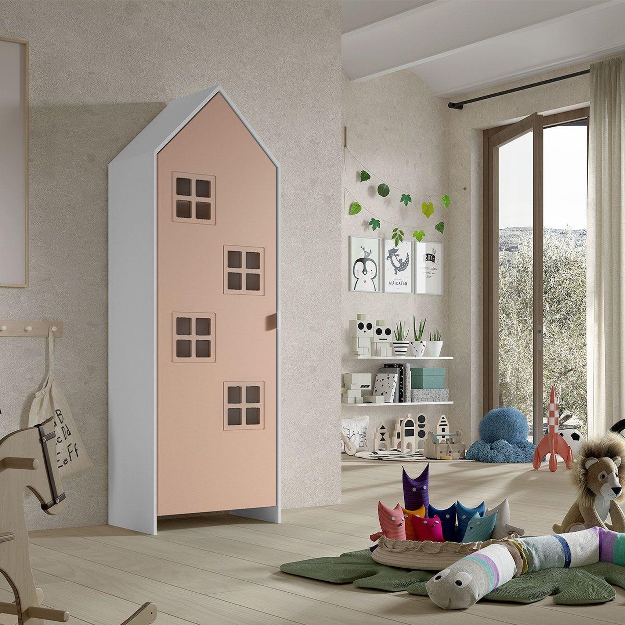 Voir la diapositive 4 : Vipack Armoire Casami Bruges Avec Porte En Comfy Rose