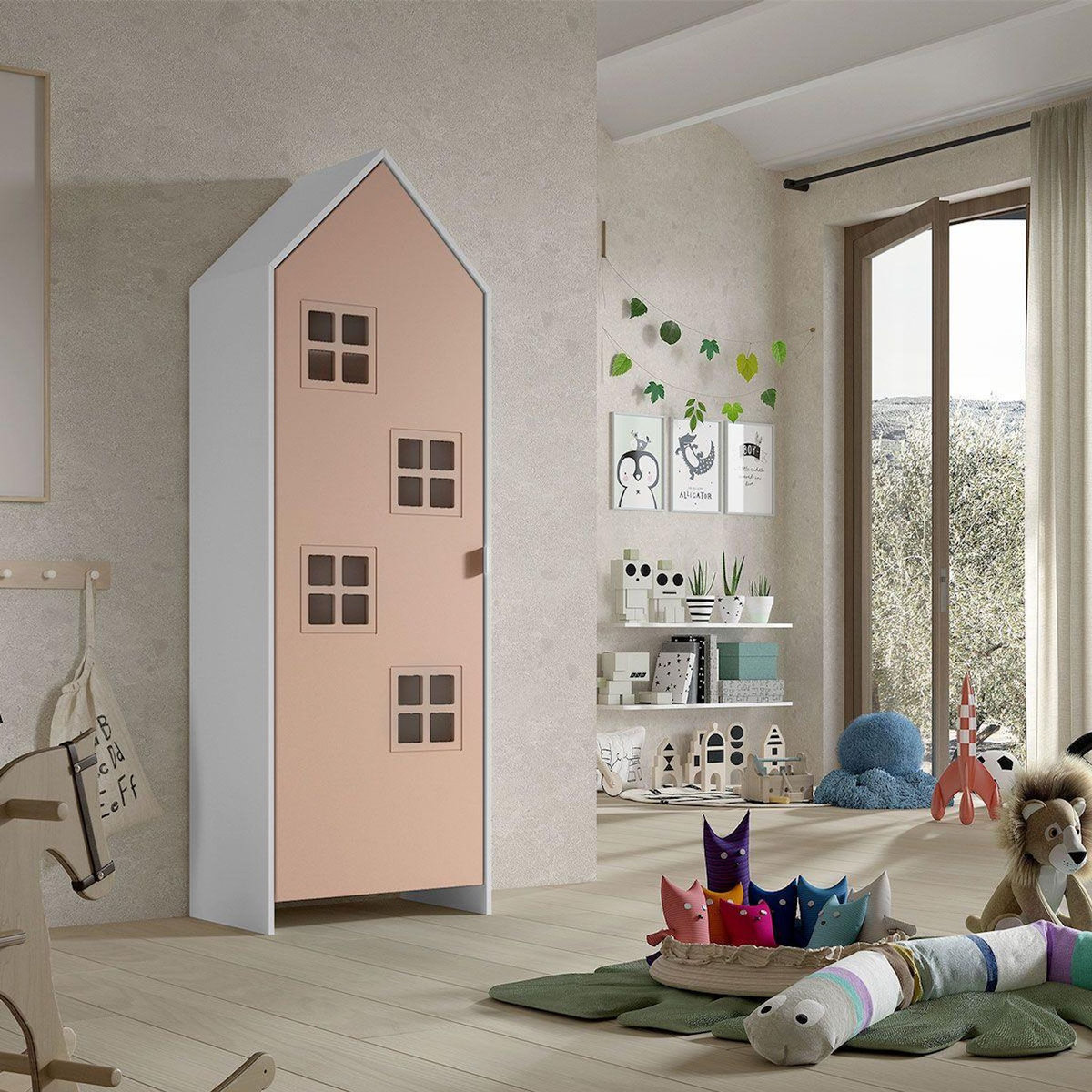 Vipack Armoire Casami Bruges Avec Porte En Comfy Rose