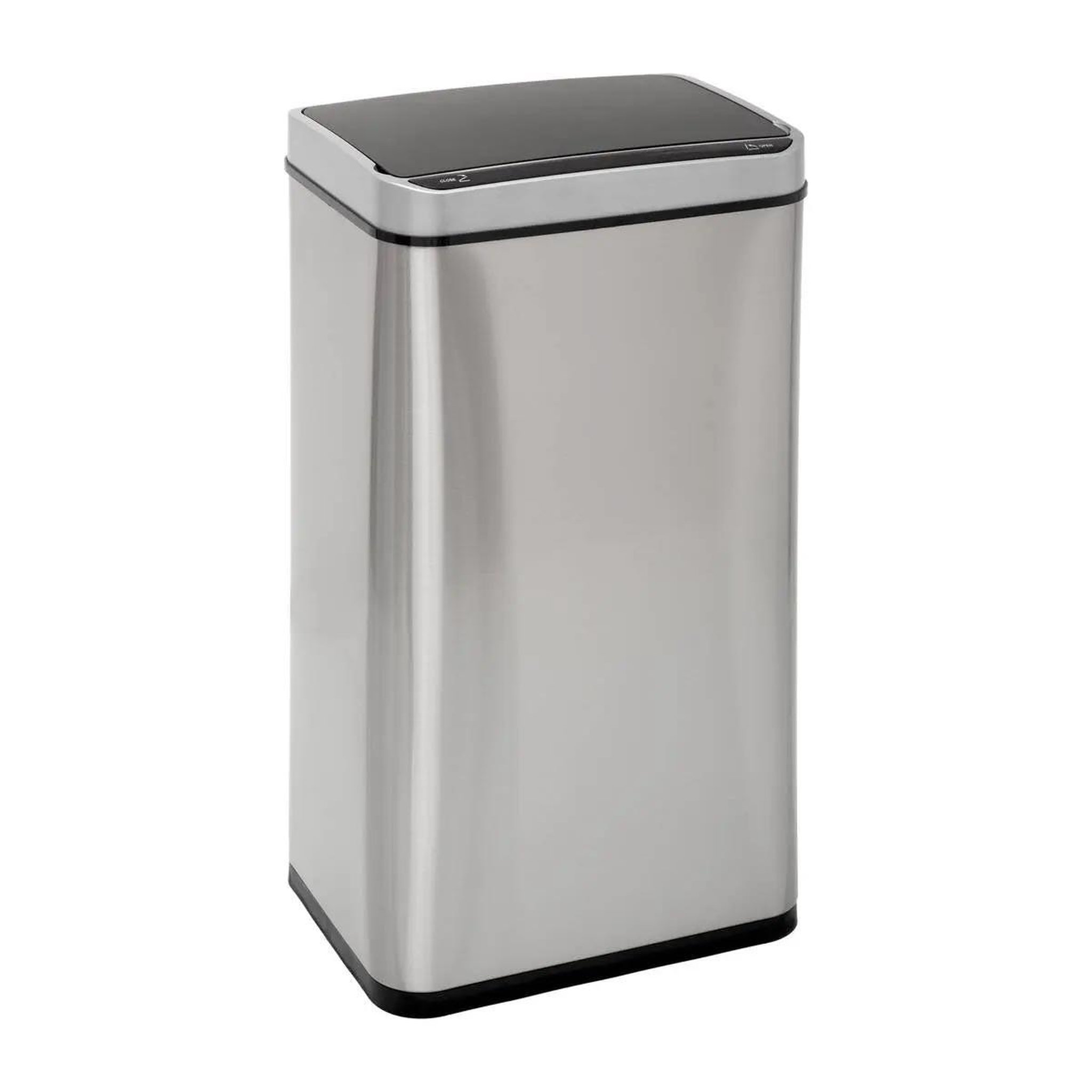 Voir la diapositive 1 : FIVE Poubelle en métal  sensor  40l argent